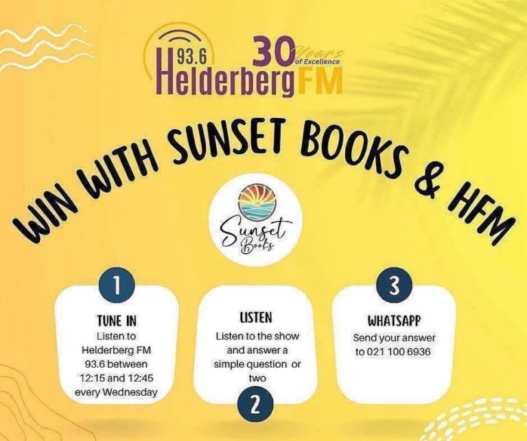 Wednesday is book day on Helderberg FM