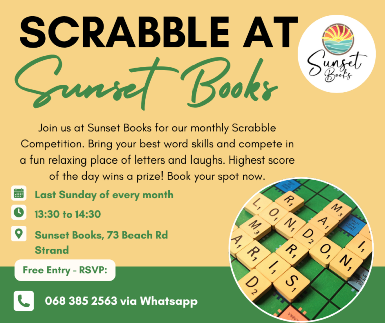 Scrabble at Sunset Books